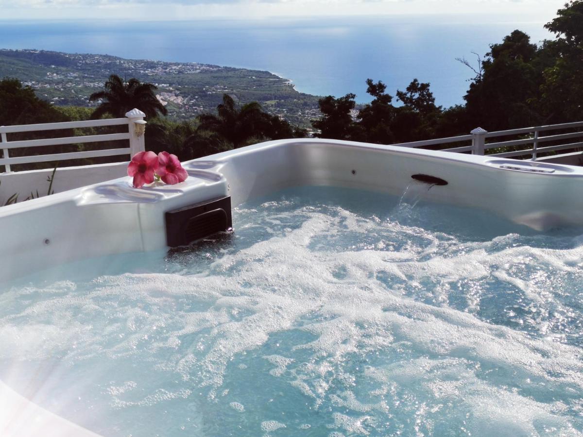 Belavue & Spa Prive, Avec Vue Panoramique Sur Mer, Jardin Creole Paysager, Jacuzzi Prive Bouillante Zewnętrze zdjęcie