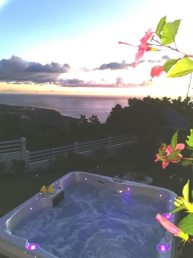 Belavue & Spa Prive, Avec Vue Panoramique Sur Mer, Jardin Creole Paysager, Jacuzzi Prive Bouillante Zewnętrze zdjęcie