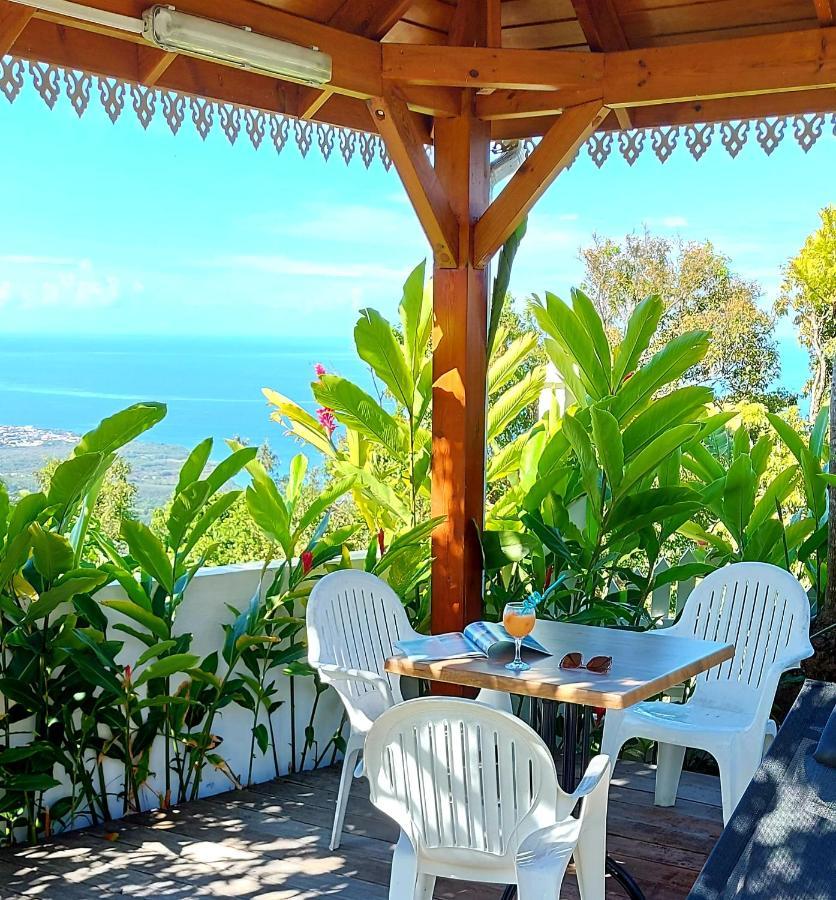 Belavue & Spa Prive, Avec Vue Panoramique Sur Mer, Jardin Creole Paysager, Jacuzzi Prive Bouillante Zewnętrze zdjęcie